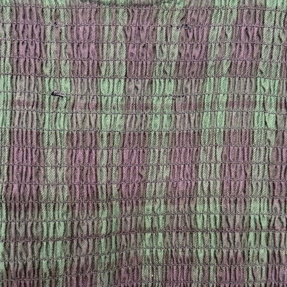 Hill House Tartan Louisa Plaid Puff Sleeve Midi Nap Dress - Picture 5 of 5